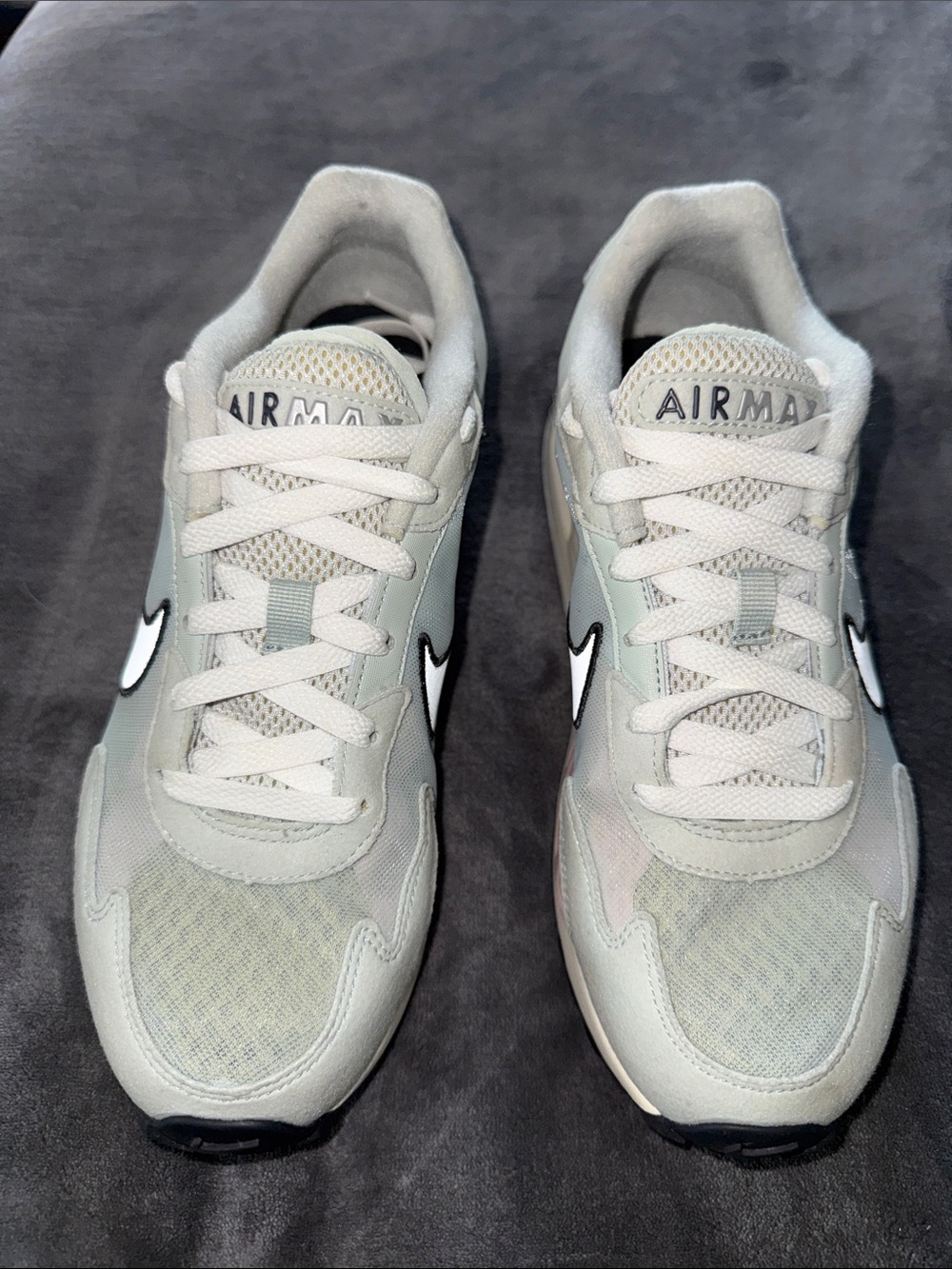 Nike Air Max Solo Women’s Athletic Sneakers light blue Silver/ White Sz 8.5